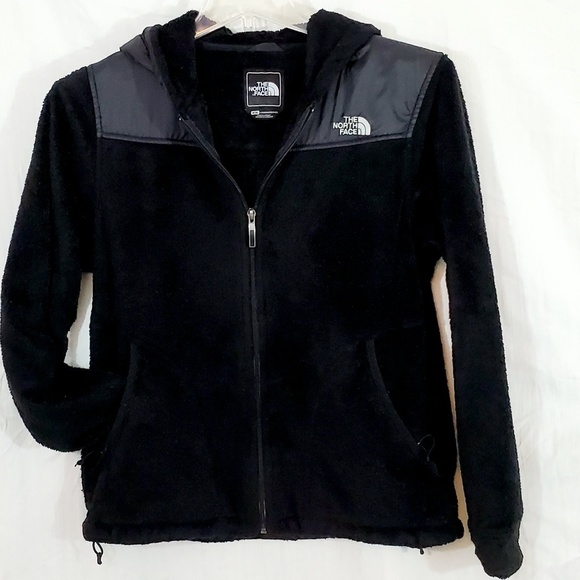 The North Face Jackets & Blazers - North Face Black Fleece Jacket With Hood Zip Sz M